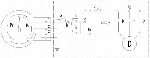 磁助電接點壓力表(圖2)